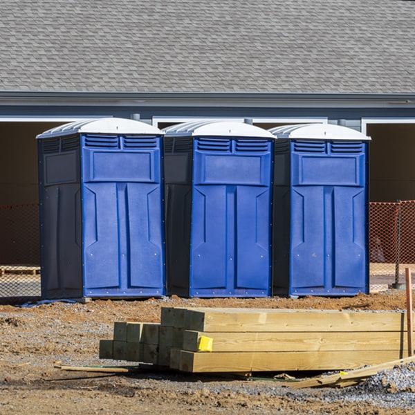 do you offer hand sanitizer dispensers inside the porta potties in Plainville Indiana